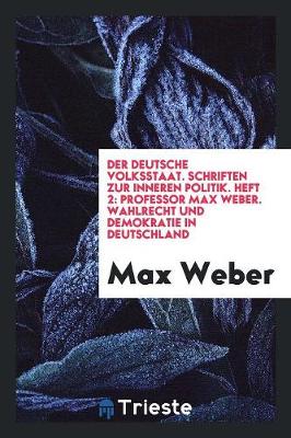 Book cover for Wahlrecht Und Demokratie in Deutschland