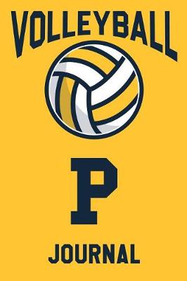 Book cover for Volleyball Journal P