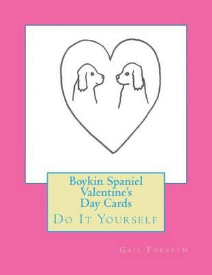 Book cover for Boykin Spaniel Valentine's Day Cards