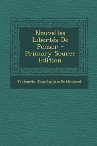 Cover of Nouvelles Libertes de Penser