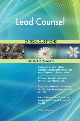 Cover of Lead Counsel Critical Questions Skills Assessment