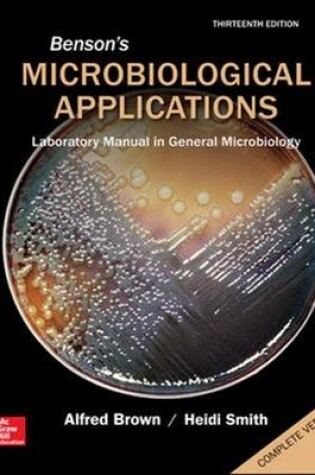 Cover of Benson's Microbiological Applications Complete Version (Int'l Ed)