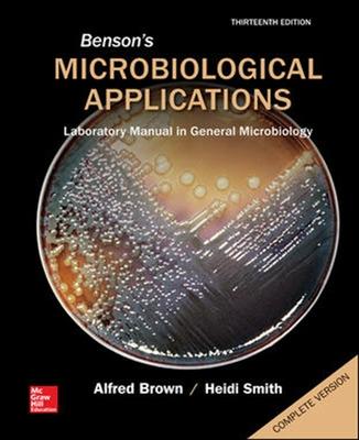 Book cover for Benson's Microbiological Applications Complete Version (Int'l Ed)