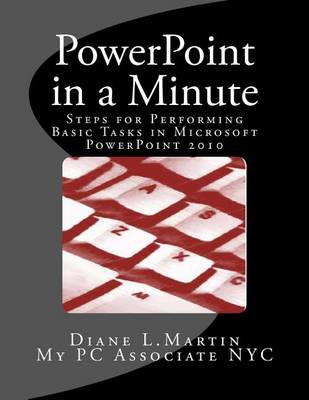Book cover for PowerPoint in a Minute