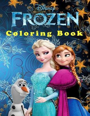 Book cover for Disney Frozen Coloring Book