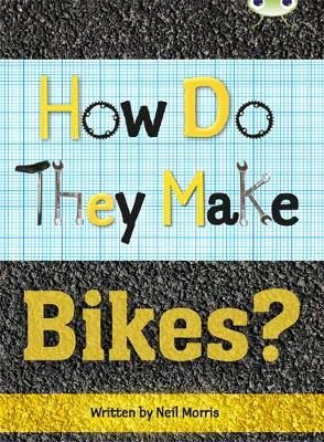 Cover of Bug Club Non-fiction Grey A/3A How Do They Make ... Bikes 6-pack