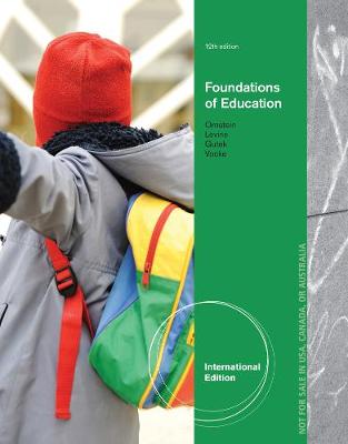 Book cover for Foundations of Education, International Edition