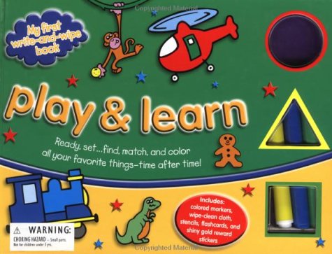 Book cover for My First Write Wipe Play & Learn
