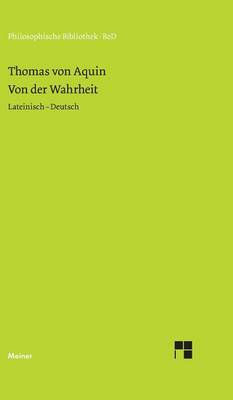 Book cover for Von der Wahrheit. De veritate (Quaestio I)