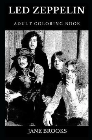 Cover of Led Zeppelin Adult Coloring Book