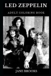 Book cover for Led Zeppelin Adult Coloring Book