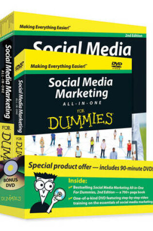 Cover of Social Media Marketing All-in-One For Dummies Book + DVD Bundle
