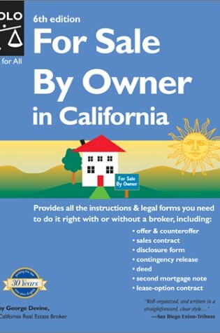 Cover of For Sale by Owner in California