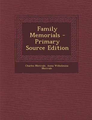 Book cover for Family Memorials