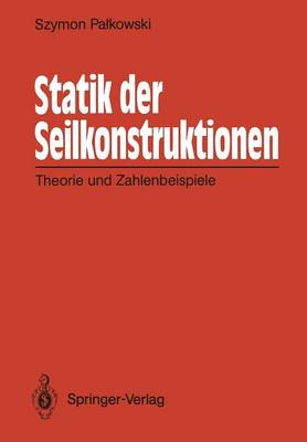 Cover of Statik der Seilkonstruktionen