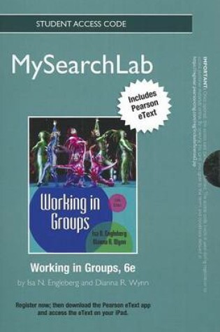 Cover of MySearchLab with EText -- Standalone Access Card -- for Working in Groups