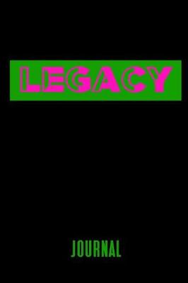 Book cover for Legacy Journal