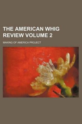 Cover of The American Whig Review Volume 2