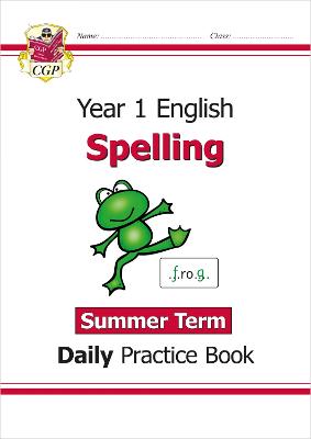 Book cover for New KS1 Spelling Daily Practice Book: Year 1 - Summer Term