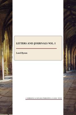 Book cover for Letters and Journals vol. I