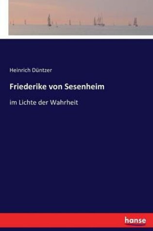 Cover of Friederike von Sesenheim