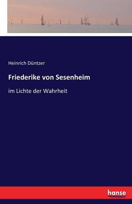 Book cover for Friederike von Sesenheim