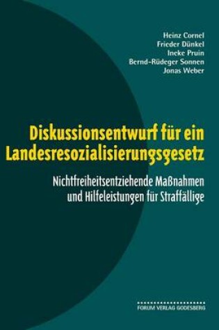 Cover of Diskussionsentwurf für ein Landesresozialisierungsgesetz