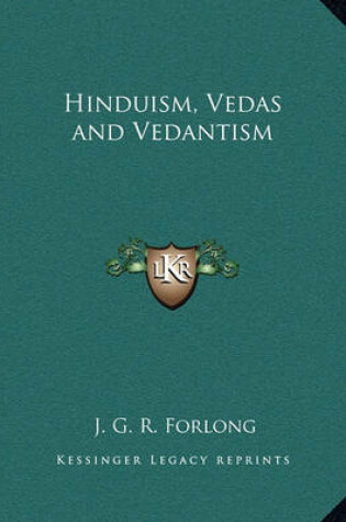 Cover of Hinduism, Vedas and Vedantism