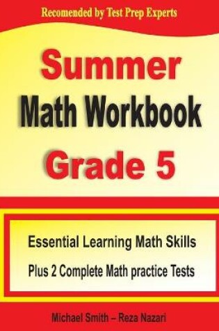 Cover of Summer Math Workbook Grade 5