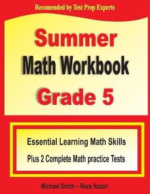 Book cover for Summer Math Workbook Grade 5