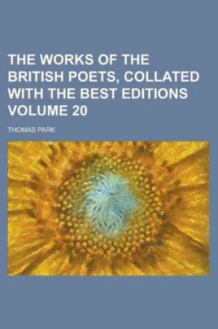 Cover of The Works of the British Poets, Collated with the Best Editions Volume 20