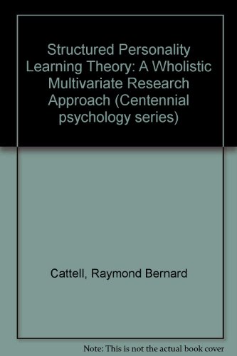 Book cover for Structured Personality Learning Theory