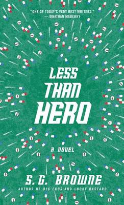 Book cover for Less Than Hero