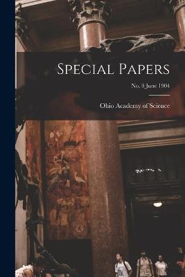 Book cover for Special Papers; no. 9 June 1904