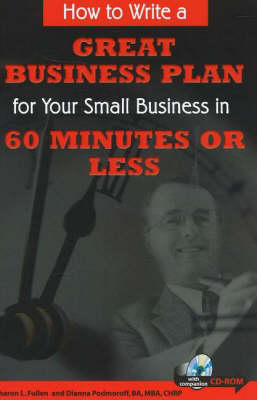 Book cover for How to Write a Great Business Plan for Your Small Business in 60 Seconds or Less