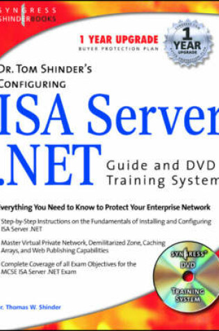 Cover of Dr Tom Shinder's Configuring ISA Server .Net Guide and DVD Training System