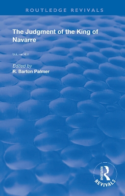 Cover of The Judgment of the King of Navarre