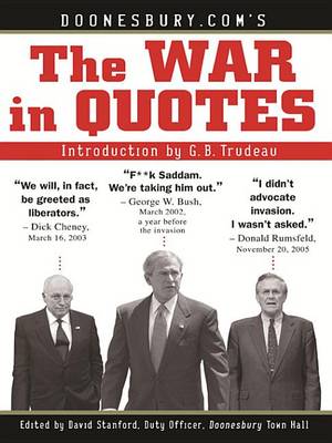 Book cover for Doonesbury.Com's the War in Quotes