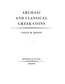 Book cover for Archaic and Classical Greek Coins