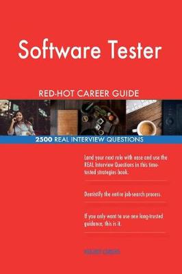 Book cover for Software Tester Red-Hot Career Guide; 2500 Real Interview Questions