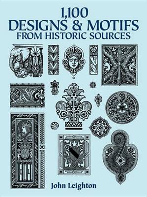 Book cover for 1,100 Designs and Motifs from Historic Sources