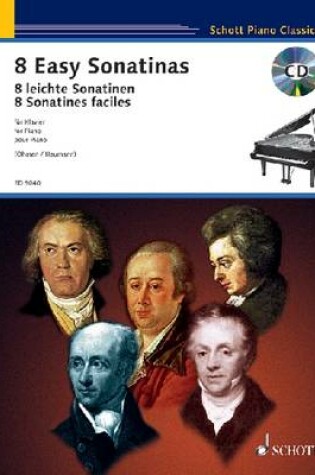 Cover of 8 Easy Sonatinas / 8 Leichte Sonatinen / 8 Sonatines Faciles