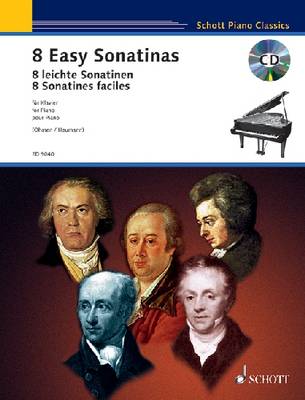 Book cover for 8 Easy Sonatinas / 8 Leichte Sonatinen / 8 Sonatines Faciles