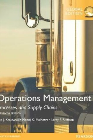 Cover of Operations Management: Processes and Supply Chains, OLP with eText, Global Edition