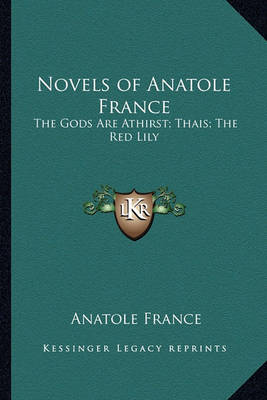Book cover for Novels of Anatole France