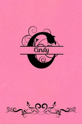 Book cover for Split Letter Personalized Name Journal - Cindy