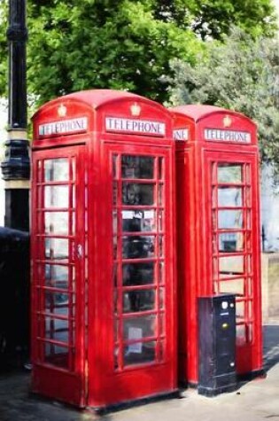 Cover of A Pair of Red British Phone Booths in London