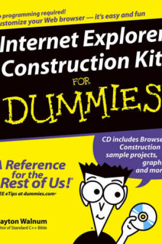 Cover of Web Browser Construction Kit For Dummies