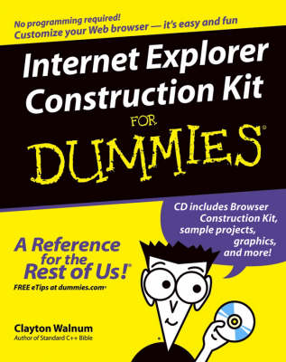 Book cover for Web Browser Construction Kit For Dummies