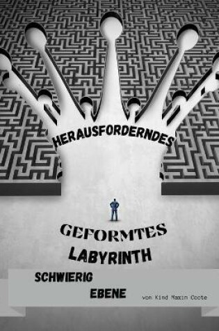 Cover of Herausforderndes geformtes Labyrinth Schwieriger Ebene